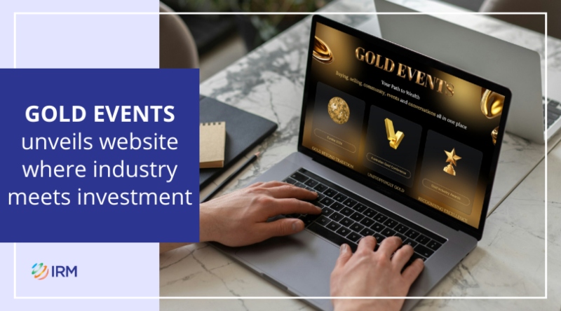 Gold Events website